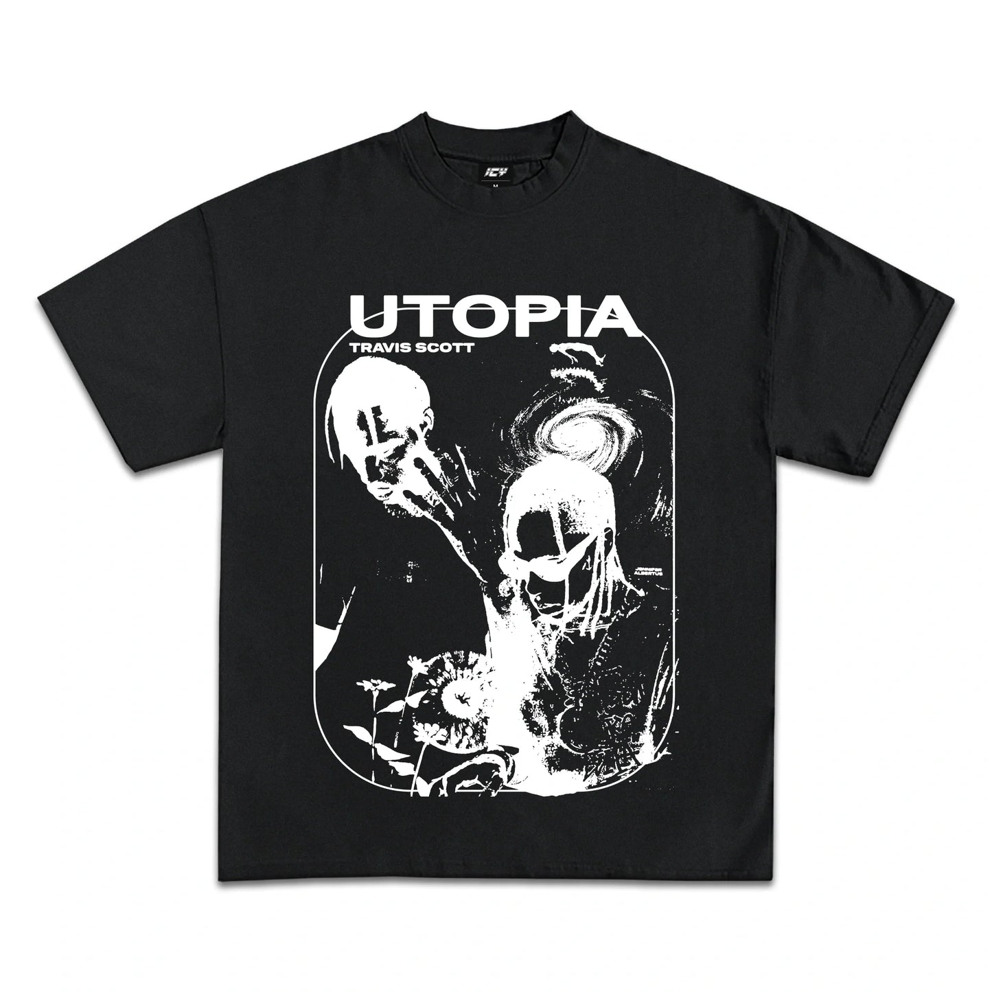 Travis Scott Utopia Heavyweight Cotton Graphic T-Shirt - Fan Concert Merch
