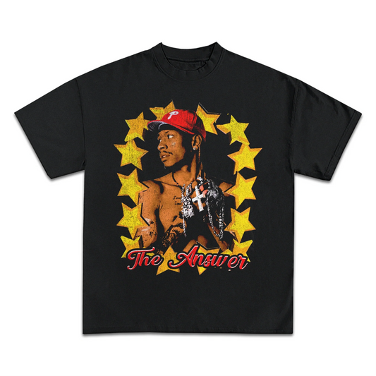 Allen Iverson 'The Answer' Graphic T-Shirt | Premium Heavyweight Cotton Tee