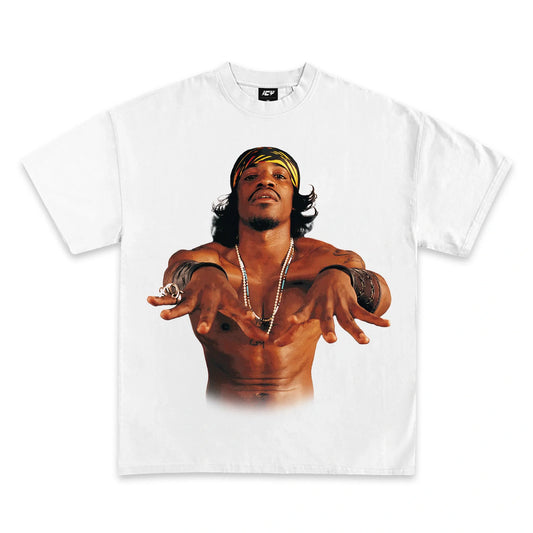 Andre 3000 Jumbo Graphic Tee Premium Cotton Vintage Style T-Shirt
