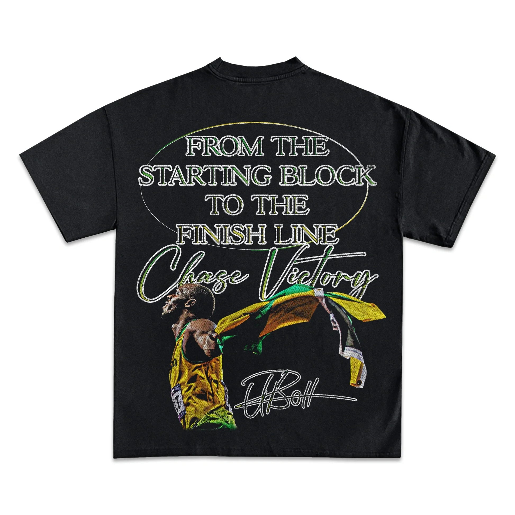 Official Usain Bolt Graphic T-Shirt: Premium Heavyweight Cotton, Unisex Fan Apparel