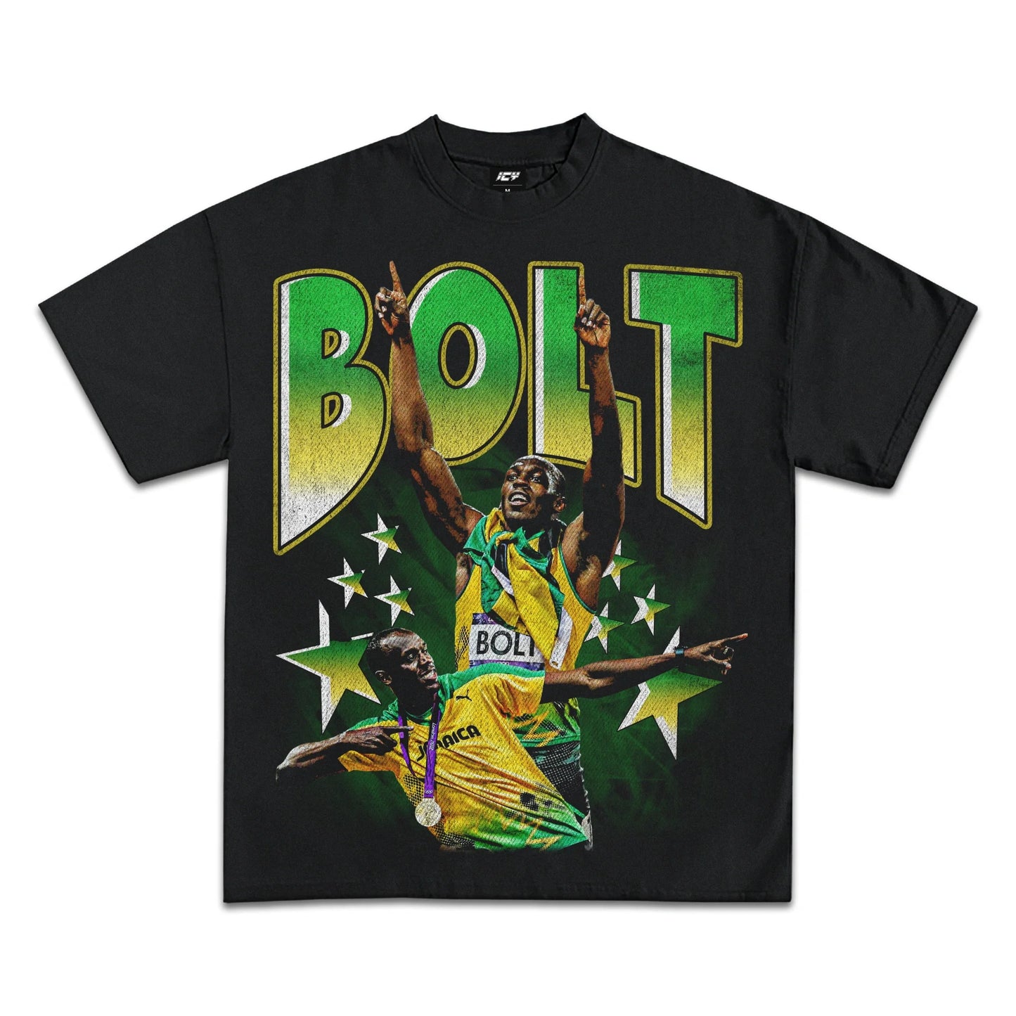 Official Usain Bolt Graphic T-Shirt: Premium Heavyweight Cotton, Unisex Fan Apparel