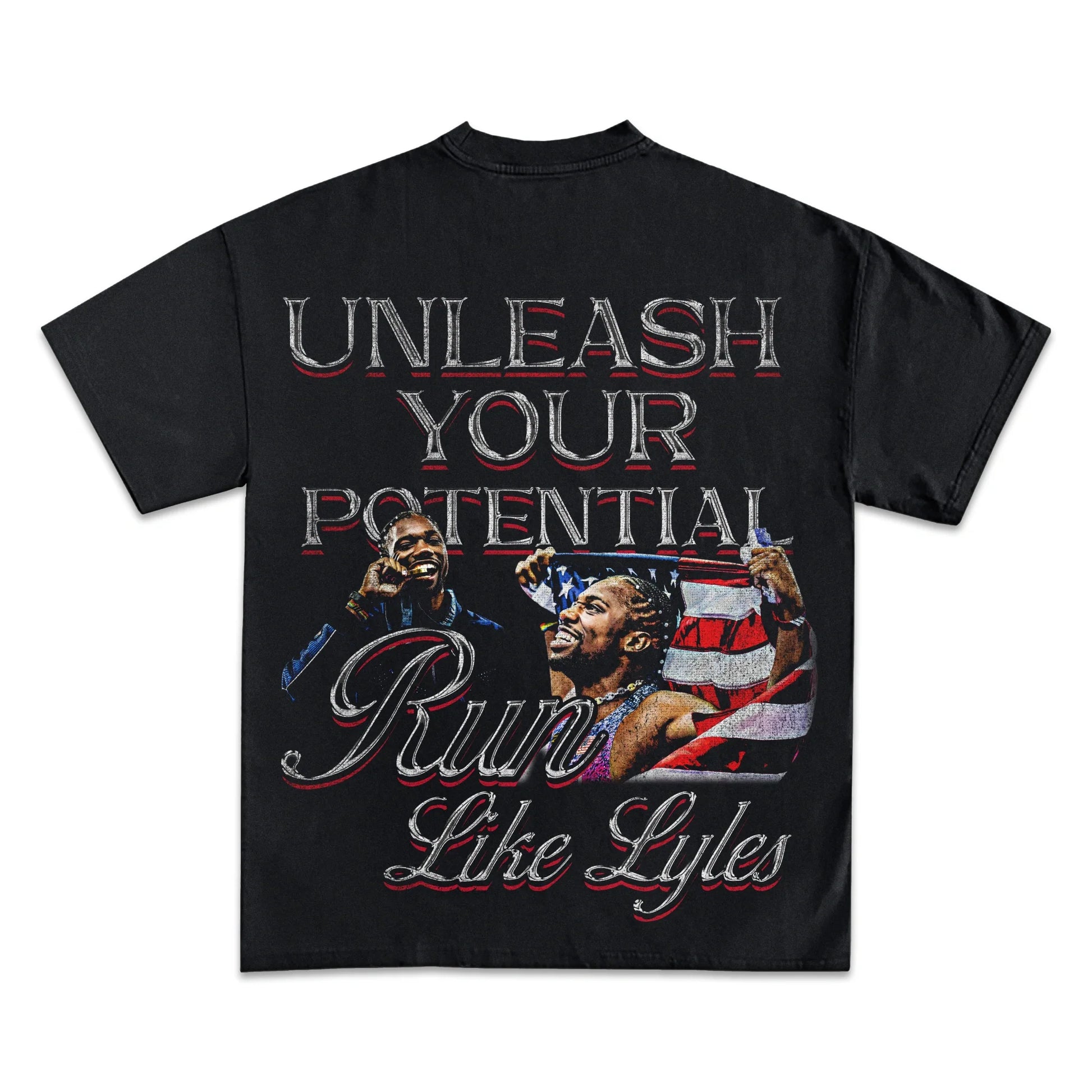 Noah Lyles Sprint Legend Graphic T-Shirt: Premium Cotton, Comfortable Fan Apparel