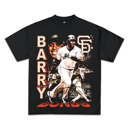 Legendary Barry Bonds Heavyweight Cotton Graphic T-Shirt – Vintage Sports Fan Apparel