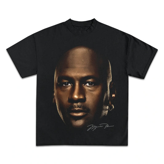 Iconic Michael Jordan Jumbo Graphic T-Shirt - Heavyweight Cotton Comfort