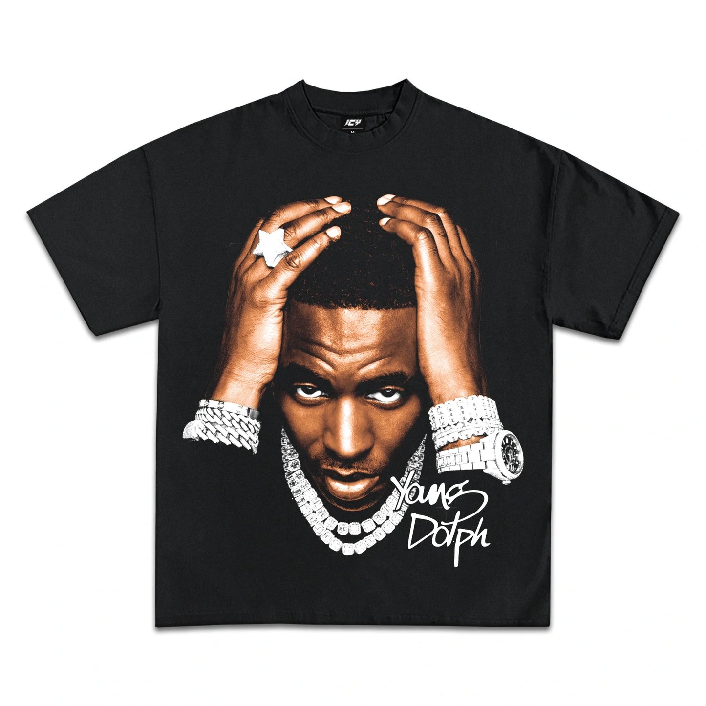 Premium Young Dolph Jumbo Graphic T-Shirt: Heavyweight Cotton, Iconic Rapper Design