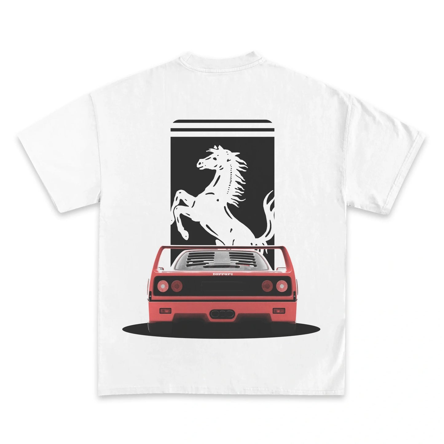 Iconic Vintage Ferrari F40 1987 Graphic T-Shirt: Premium Cotton Comfort