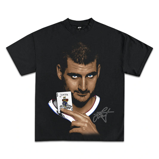 Nikola Jokic 'Joker' Exclusive Graphic T-Shirt | Premium Heavyweight Cotton Tee