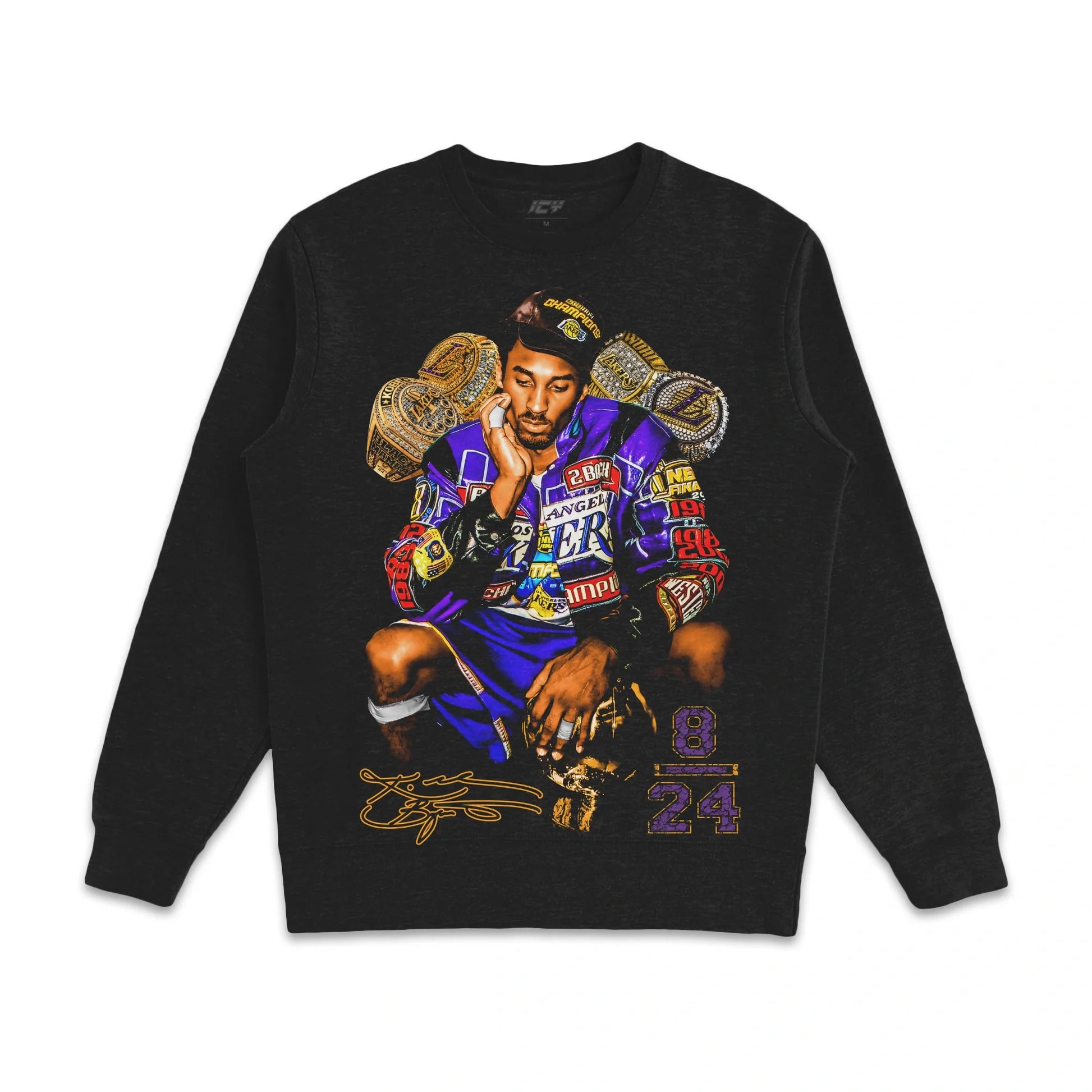Kobe Bryant Exclusive Graphic Crewneck Sweatshirt, Premium Cotton Fleece, Relaxed Fit