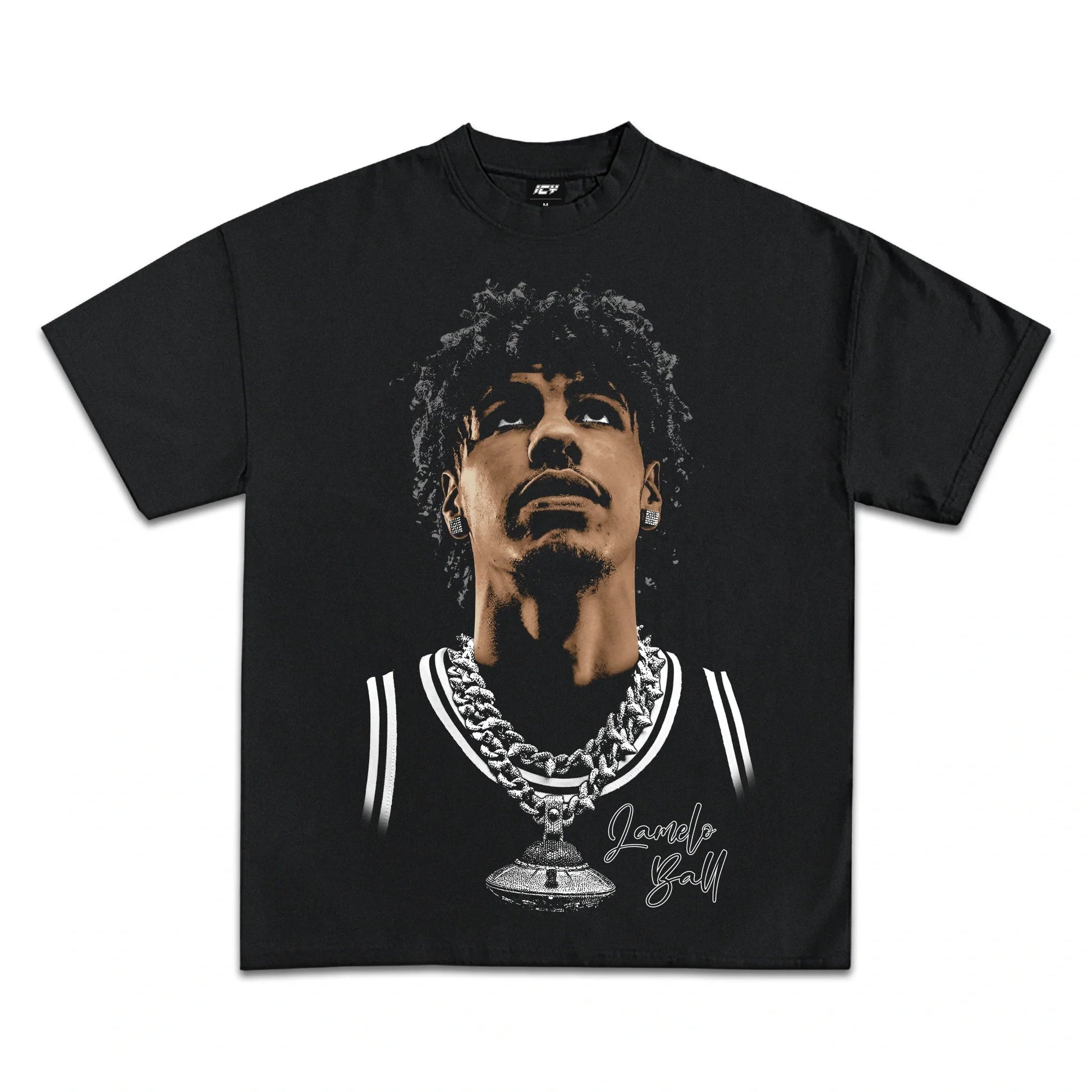 Icy LaMelo Ball Graphic T-Shirt – Premium Heavyweight Cotton Fan Apparel