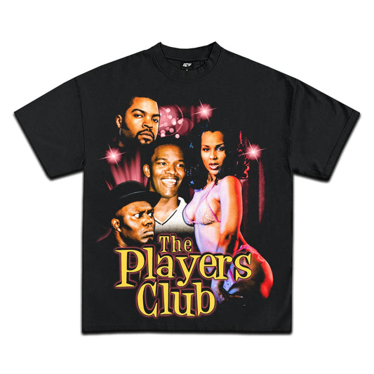 Exclusive Players Club Heavyweight Cotton Graphic T-Shirt for Ultimate Style