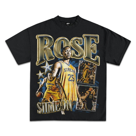 Derrick Rose Basketball Legend Graphic Tee - Soft Heavyweight Cotton Comfort