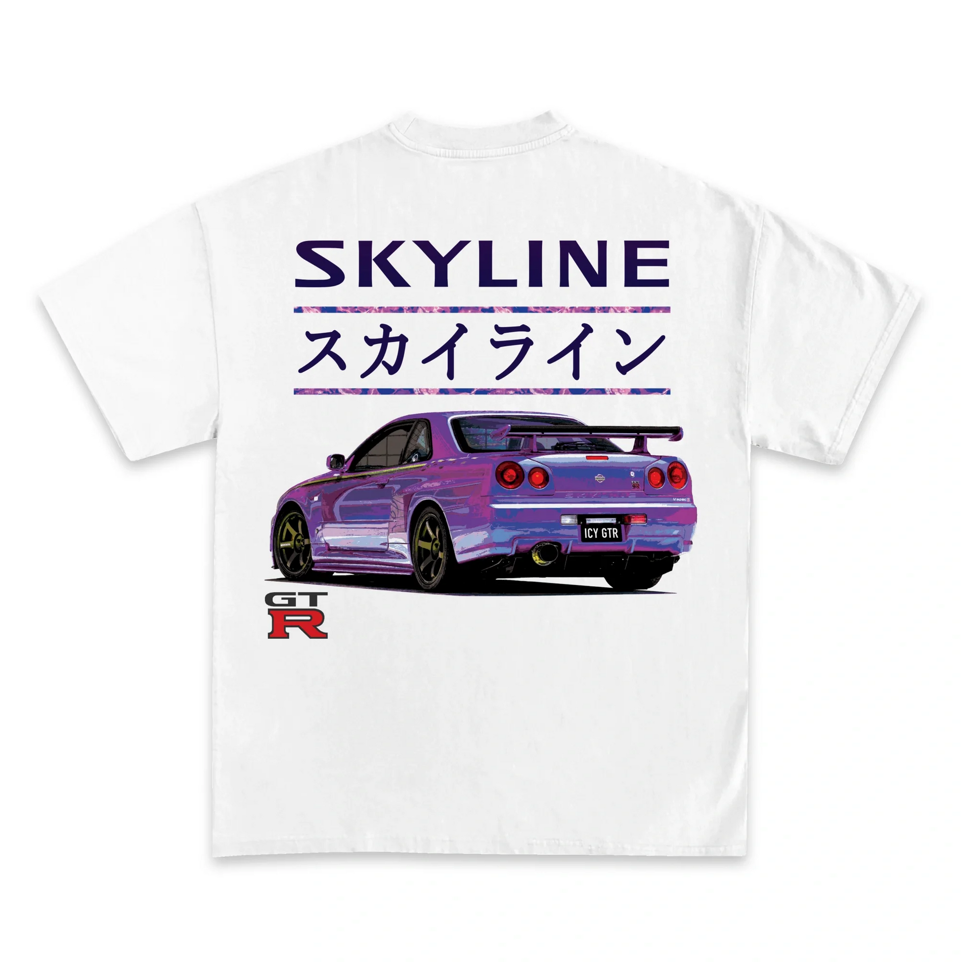 Iconic Nissan Skyline GTR JDM Racing Tee: Premium Cotton Enthusiast Apparel