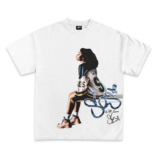 SZA SOS Graphic T-Shirt: Premium Heavyweight Cotton, Iconic Album Art, Comfortable Fit