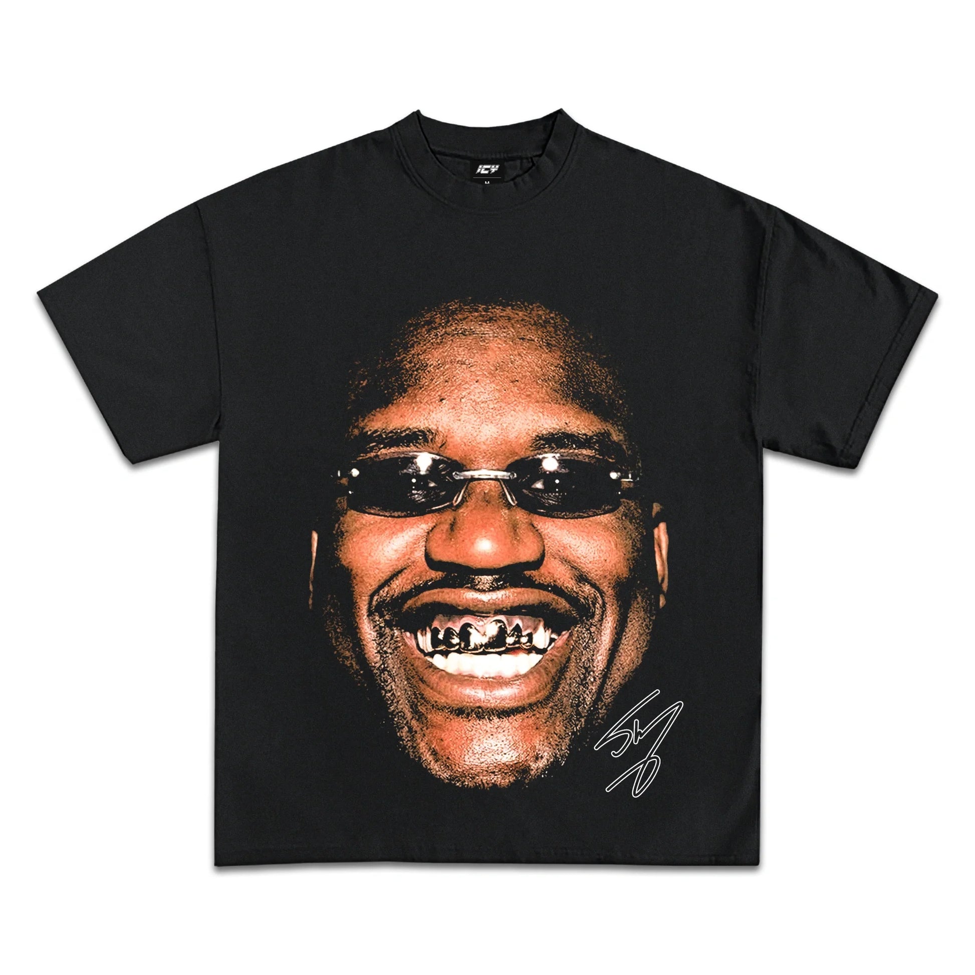 Shaquille O'Neal Icy Graphic T-Shirt: Premium Heavyweight Cotton, Iconic Design
