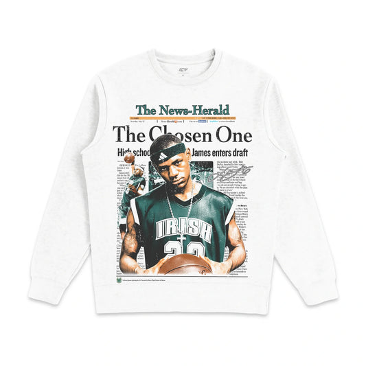 Legendary LeBron James "The Chosen One" 2002 Crewneck Sweatshirt – Iconic Style & Comfort