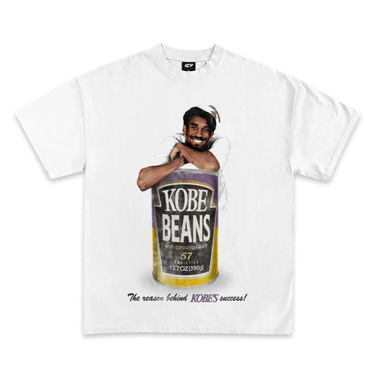 Premium Kobe Beans Graphic T-Shirt, Heavyweight Cotton, Classic Fit, Iconic Style