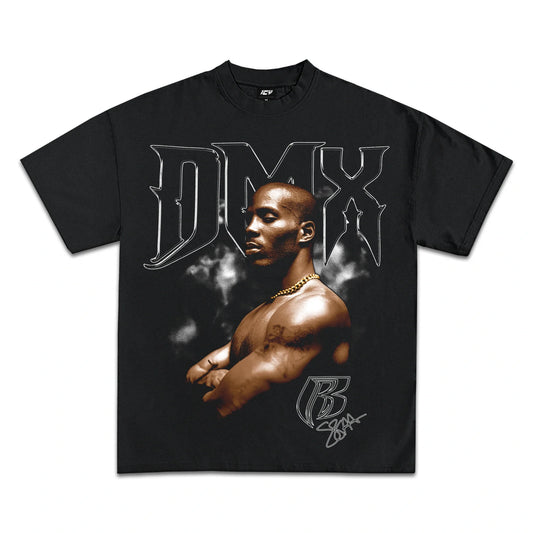 Bold DMX Graphic T-Shirt, Heavyweight Cotton, Iconic Hip-Hop Style, True Fit