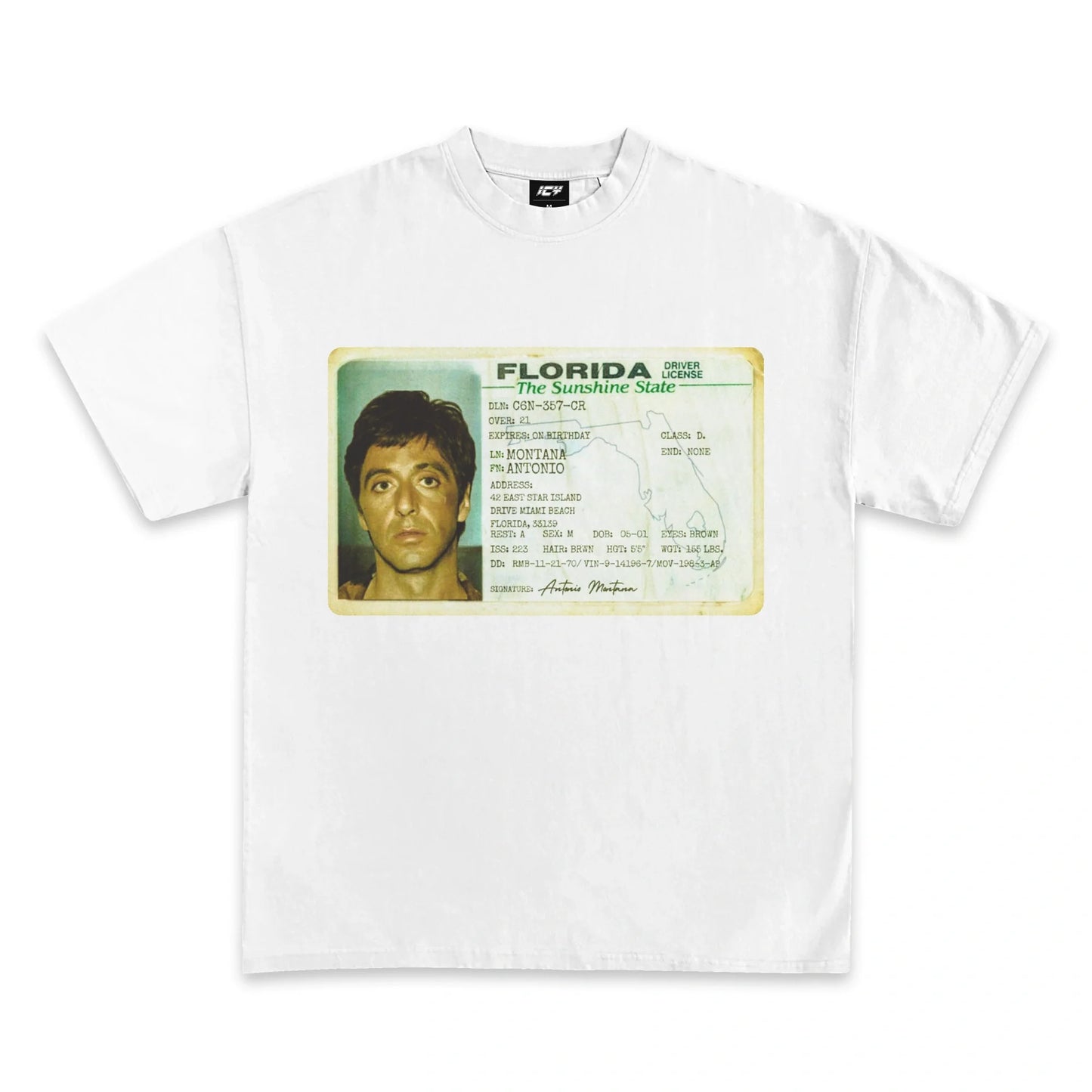 Iconic Scarface Tony Montana Graphic T-Shirt: Premium Heavyweight Cotton Tee
