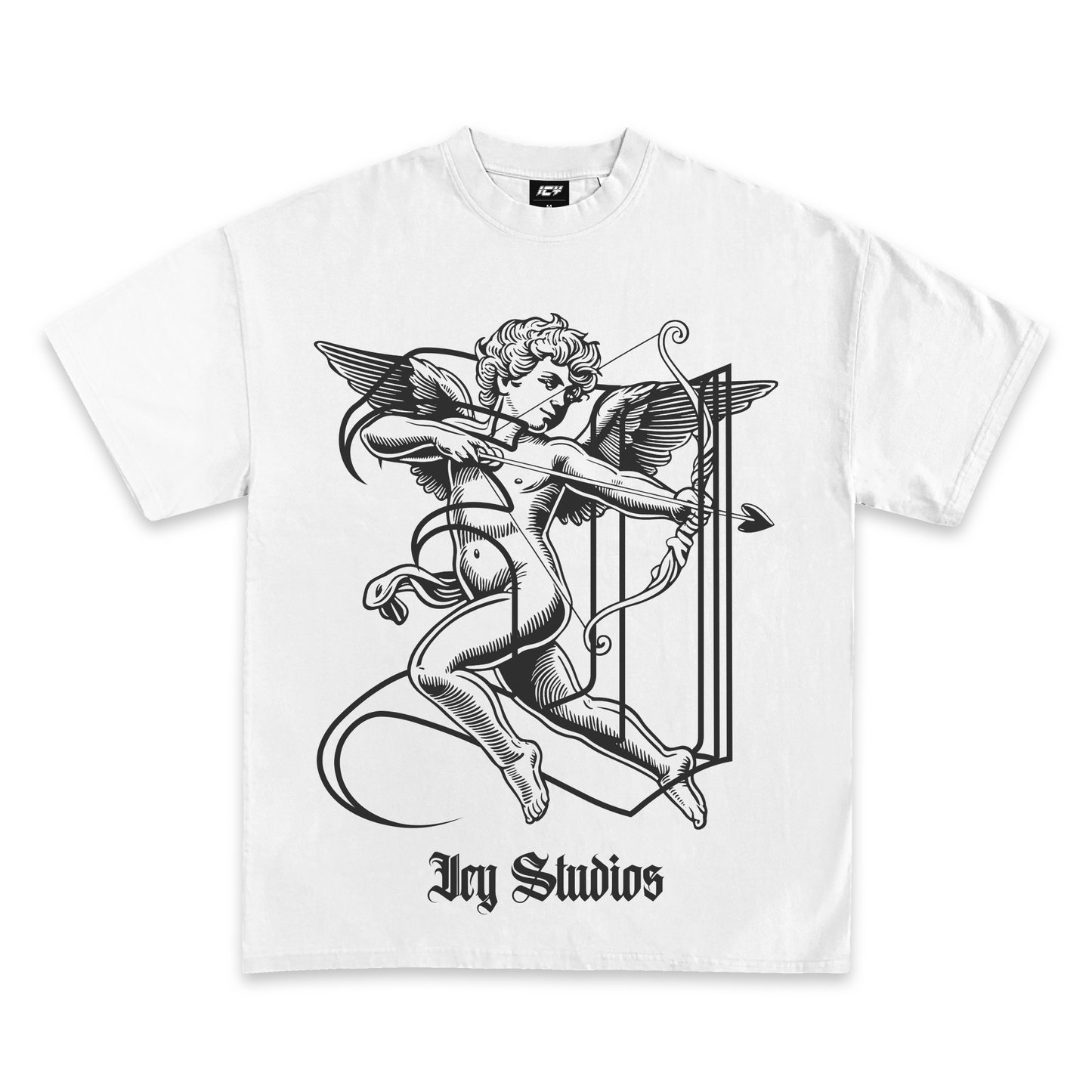Charming Cupid Graphic T-Shirt: Premium Cotton, True Fit, Playful Heart Design