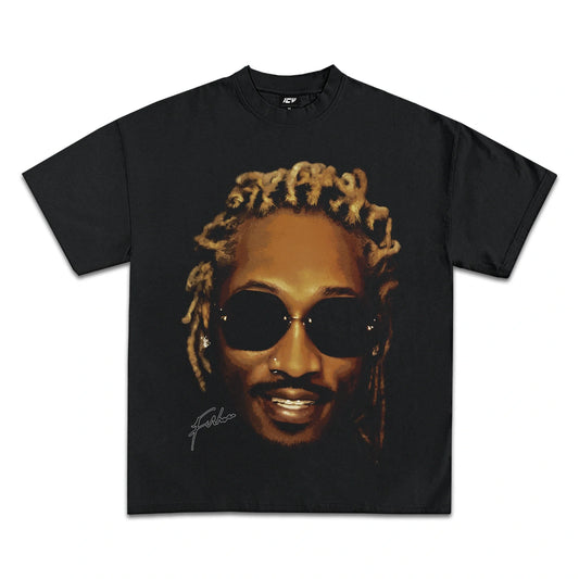 Premium Future Hendrix Graphic Tee, Heavyweight Cotton, Iconic Music Legend Style