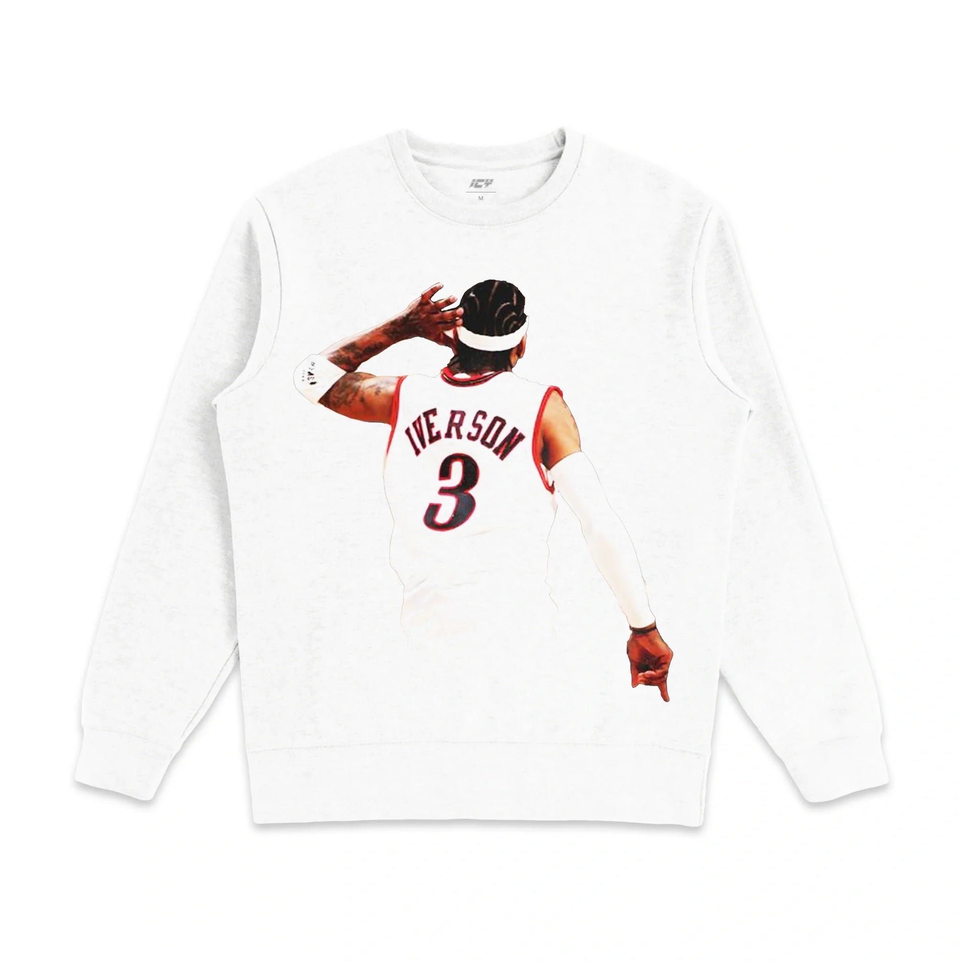 Allen Iverson 'The Answer' Graphic Crewneck Sweatshirt - Heavyweight Cotton Fleece Blend