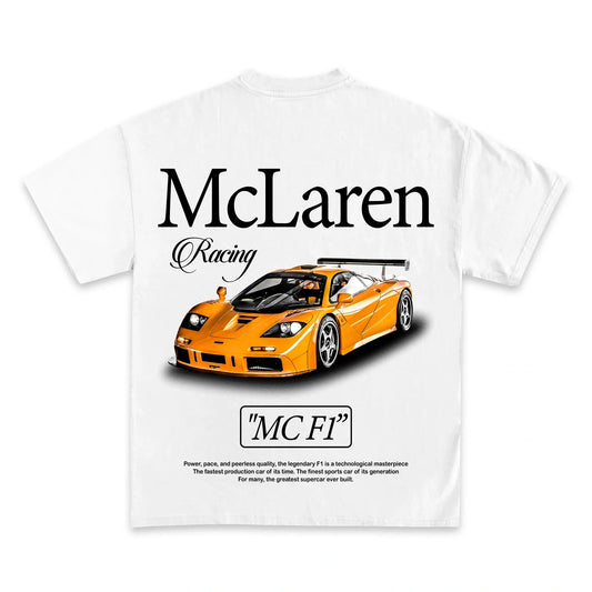 Dynamic McLaren Racing Graphic T-Shirt: Premium Cotton, Comfortable Fit, Fan Essential Apparel
