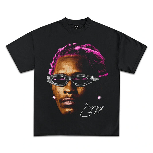 Young Thug Pink Graphic T-Shirt: Premium Heavyweight Cotton, Iconic Design, True Fit