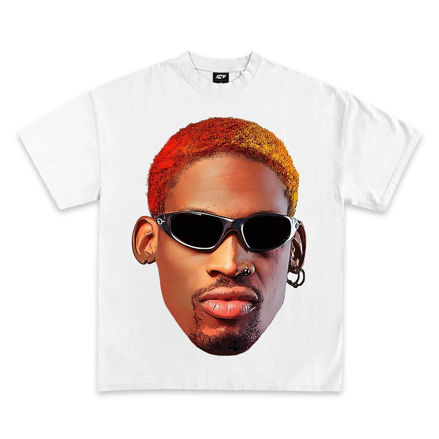 Iconic Dennis Rodman Jumbo Graphic T-Shirt - Premium Heavyweight Cotton Tee